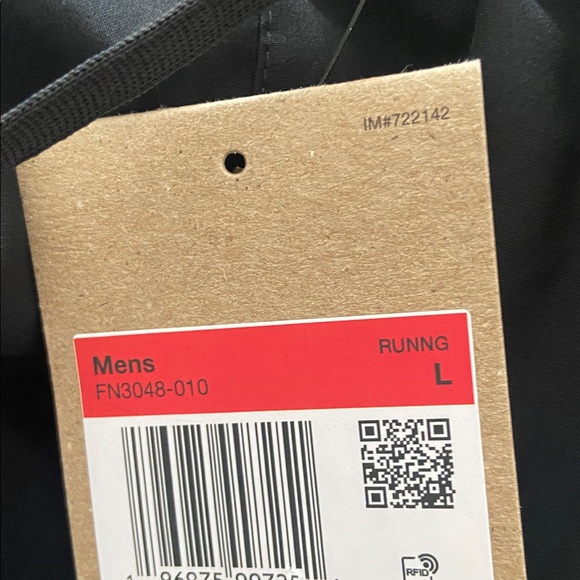 Nike Black Performance Shorts size L inseam 5” brand new waist elastic - Picture 8 of 10